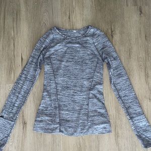Lululemon Grey Tee- size 4
